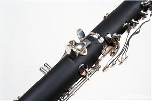 Clarinet Karl Glaser  Bb(Si bemol) Bohm sistem 17clape+6 inele ebonita - imagine 4