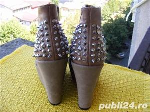 Botine noi,mar 39 (24.5 cm) - imagine 3