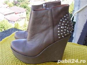 Botine noi,mar 39 (24.5 cm) - imagine 2