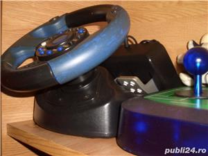 Volan + Pedale cu vibrati ps2si ps3 +Game Pad Tip Arcade cu Vibrati (schimb)