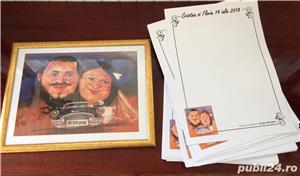 Caricaturist realizam caricaturi marturii pentru nunta botez petrecere  - imagine 8