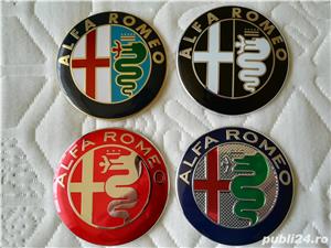 Embleme Alfa Romeo 4 modele capota/portbagaj 74mm(7,4 cm) - imagine 1