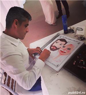 Caricaturist realizam caricaturi marturii pentru nunta botez petrecere  - imagine 4
