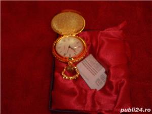 Ceas De Buzunar Capac Vopsit cu Portelan (schimb) - imagine 5