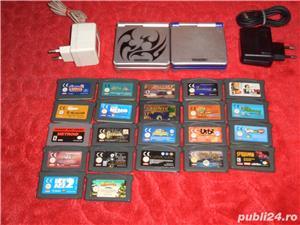 Game Boy SP cu Incarcator + Jocuri (schimb) - imagine 6