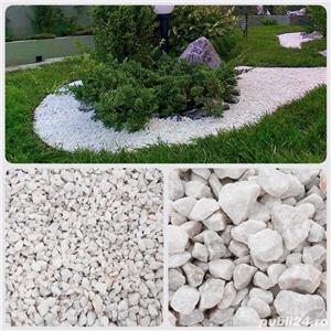 Piatra decorativa alba