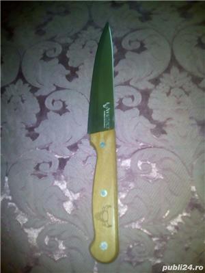 Cutit inox de bucatarie cu lama dreapta de 15 cm