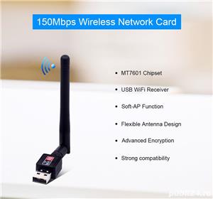 Adapter Wifi USB 150M Wireless Network Card 802.11 b/g/n 2.4GHz - imagine 6