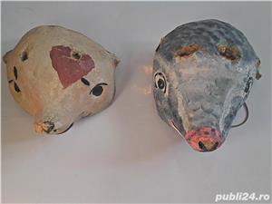 Masti Capra cu trei iezi,vechi de colectie,vintage/jucarii/papusi