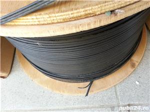 Vand tamburi fibra optica de 2 fire cu sufa de otel (autoportanta) noua, sigilata.