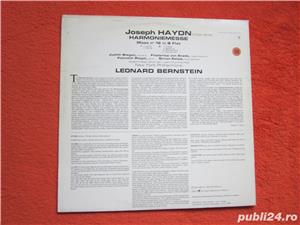 vinil Haydn -Harmoniemesse -Leonard Bernstein-New York Philharmonic 1975 - imagine 4