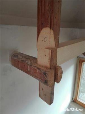 Mansarde cu lemn, rigips, grinzi ornamentale, ancadramente ferestre - imagine 15