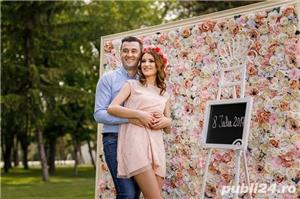 Aranjamente florale, Panou floral nunta-botez Giurgiu Bellagio Events  - imagine 5