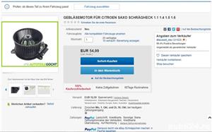 Vand aeroterma Citroen Saxo, Citroen Berlingo, Peugeot 106 - imagine 3