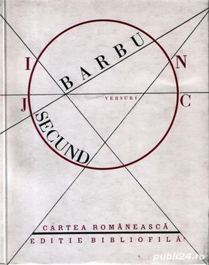 Ion Barbu : Joc secund (editie bibliofila)