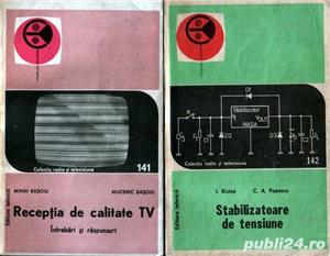 2 cărţi de electronică din colecţia radio-tv