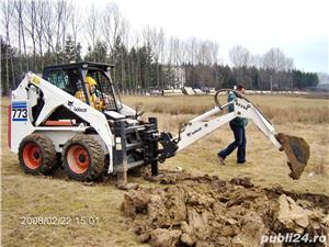 Inchiriere minibuldo- excavator bobcat (cu operator) - imagine 2