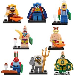 Set 8 Minifigurine tip Lego SpongeBob Squarepants