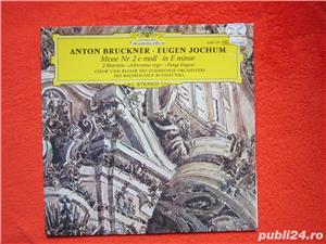 Vinil/vinyl rar Bruckner -Messe Nr2,2 Motetten-Eugen Jochum -impecabil
