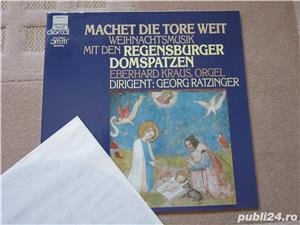 vinil rar Craciun Cor Copii 1988-Regensburger Domspatzen, Georg Ratzinger-nou - imagine 5