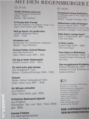 vinil rar Craciun Cor Copii 1988-Regensburger Domspatzen, Georg Ratzinger-nou - imagine 6
