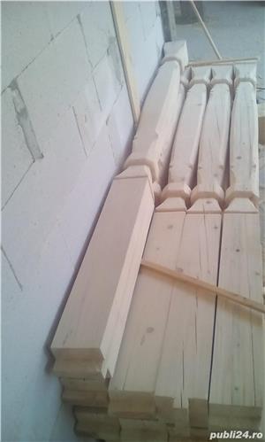 Stilpi din lemn sculptati - imagine 3