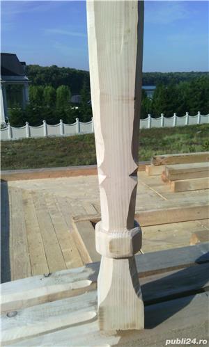 Stilpi din lemn sculptati - imagine 5