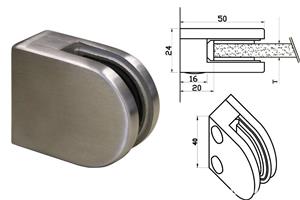 Clema inox profil drept