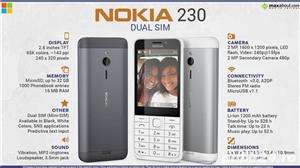 Telefon mobil Nokia 230 Dual Sim Black&White Nou Sigilat L214 - imagine 2