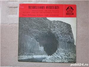 vinyl Mendelssohn Overtures - conductor Carl Schuricht 1959 made UK - imagine 3