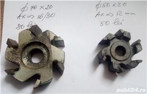 Freze noi pentru lemn drepte cutite placate vidia carbura metalica