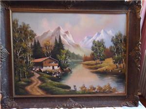  Ofer Tablou - Pictură pe pânză ramă turnată 