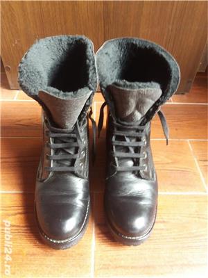 ghete piele naturala - imagine 2