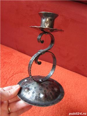 sfesnic vintage, metalic, design frumos- made in Austria 