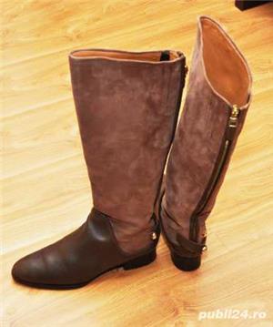 Vand cizme dama. Din piele, model deosebit
