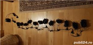 Set perdele luminoase iluminat festiv ocazie 12 siruri 2x2,5m led cald - imagine 2