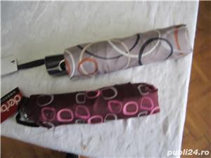 Umbrela de dama bordo/grena-pliabila manual- mini - imagine 3