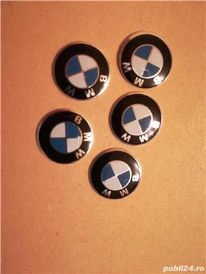 Sticker metal cheie BMW diametrul 14 mm - imagine 2