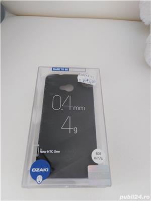 Vand husa/carcasa HTC ONE Black,nou nouta - imagine 3