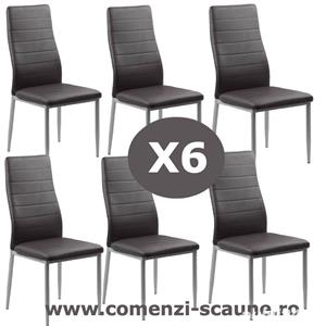 Set 6 scaune de bucatarie-TRANSPORT GRATUIT - imagine 4