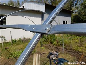 solar metalic pentru legume si flori 8 m lungime  4 m deschidere  2,5 m inaltime - imagine 5