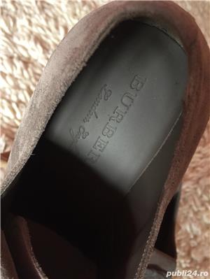 Pantofi Burberry suede formal english icon,produs original! - imagine 4