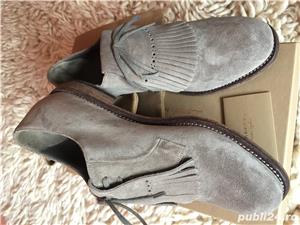 Pantofi Burberry suede formal english icon,produs original! - imagine 3