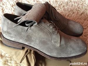 Pantofi Burberry suede formal english icon,produs original! - imagine 2