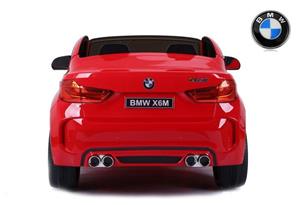  Masinuta electrica BMW X6M 12V cu 2 locuri, Music Player Red Nou - imagine 3