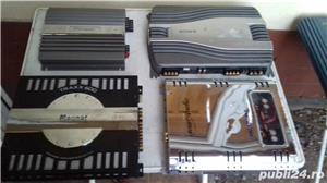 amplificator auto 800w filtru subwoofer bass bost set cabluri condensator filtru hi-lo - imagine 6