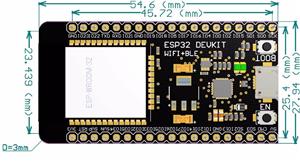 ESP32 Development Board WiFi+Bluetooth Ultra-Low Power Consumption Dual Core - imagine 3