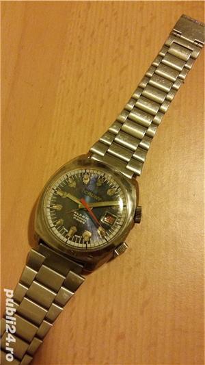 Ceas mecanic elvetian Cauny Prima cu data si sonerie