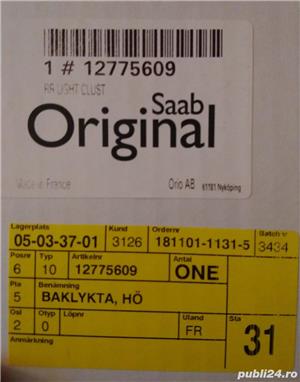 Stop dreapta nou original Ice Block SAAB 9-3 OEM 12775609 - imagine 3