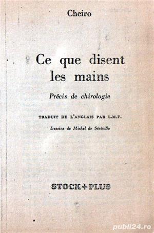 Ce que disent les mains - tratat de ghicit in palmă